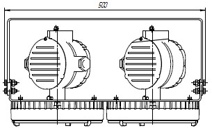 Взрывозащищенный светильник ДСП М3НП 110 Вт - 250 Вт